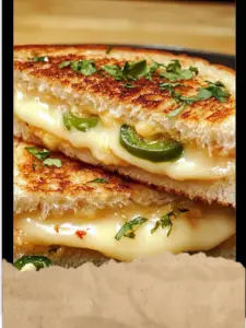 Jalapeño Cheddar Grilled Cheese