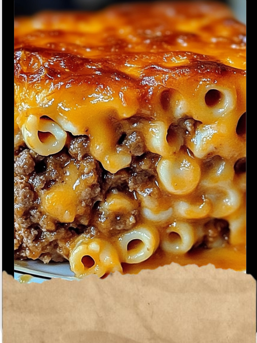 Mac and Cheese Meatloaf Casserole