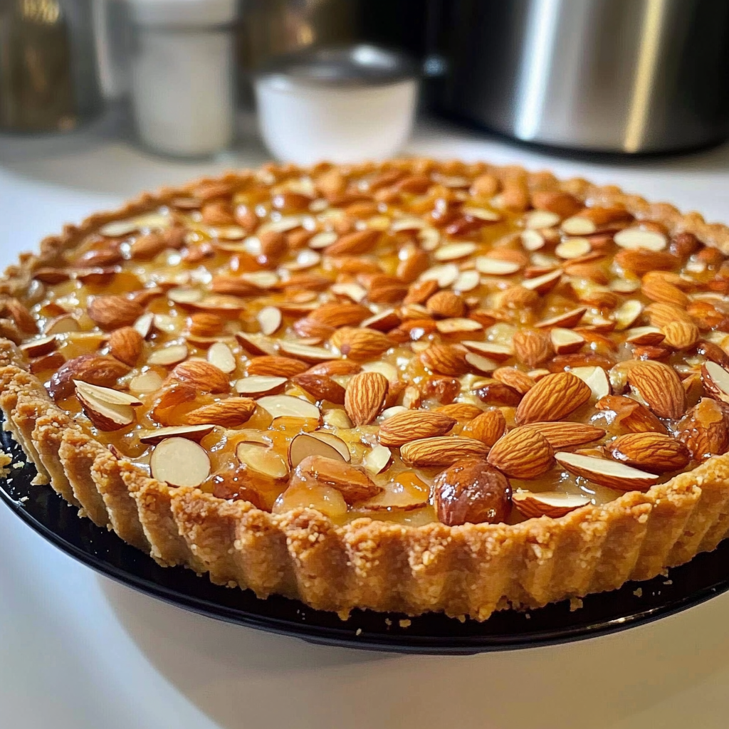 Torta de Caramelo com Amêndoas