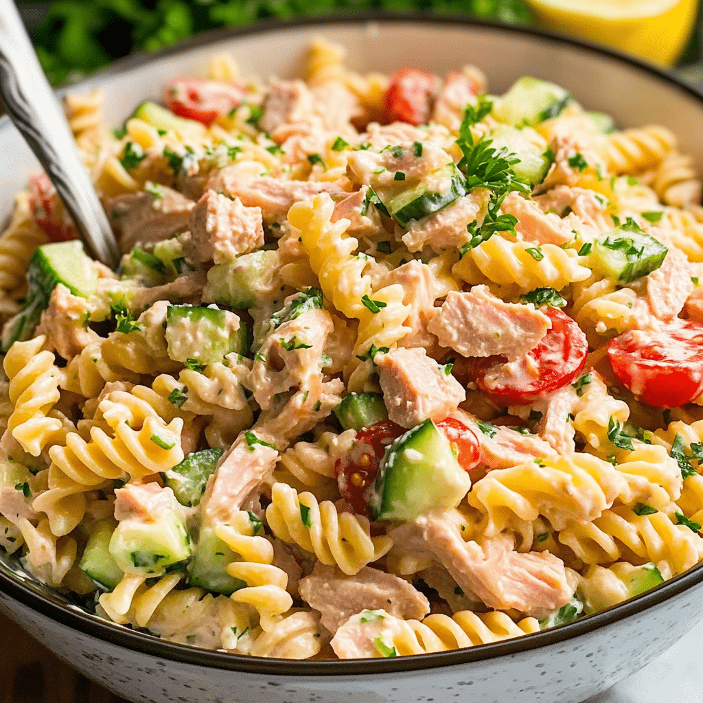 TUNA PASTA SALAD: A Quick and Easy Recipe for Families