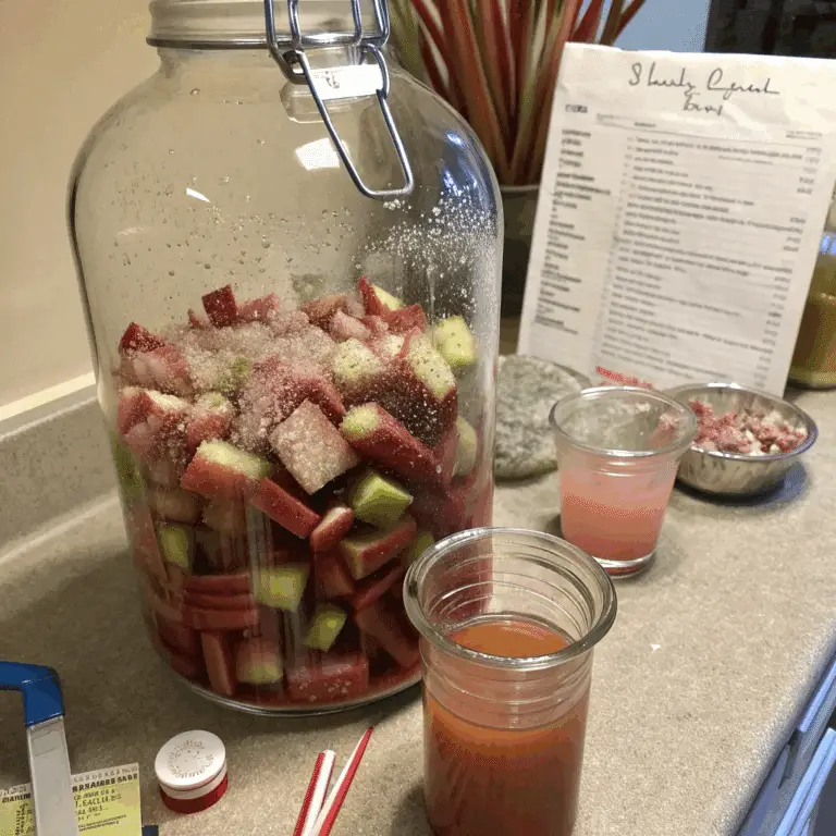 Homemade Rhubarb