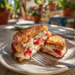 Fried Strawberry Cheesecake Sandwiches