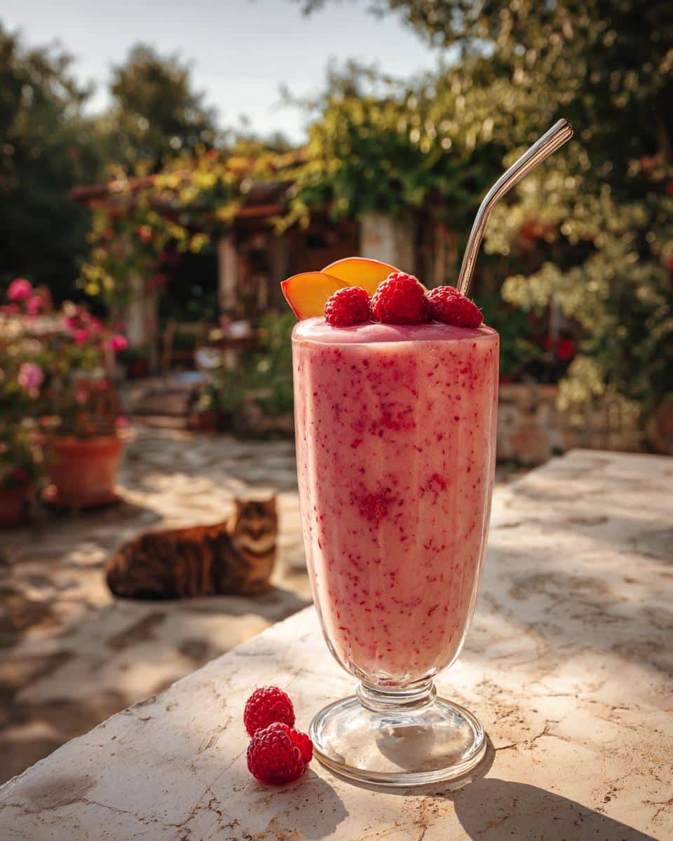RASPBERRY PEACH SMOOTHIE - detail 1