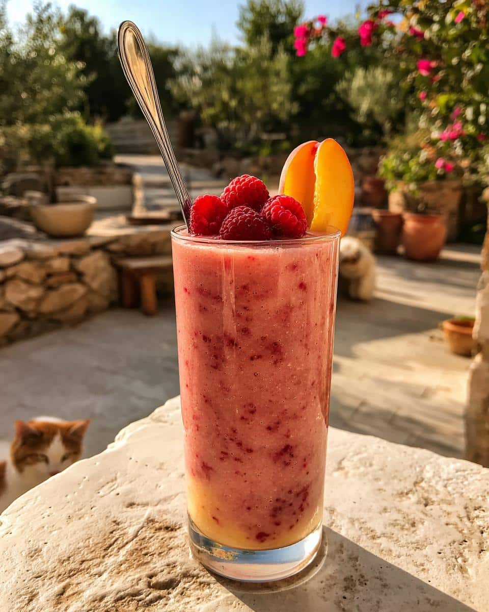 RASPBERRY PEACH SMOOTHIE - detail 2