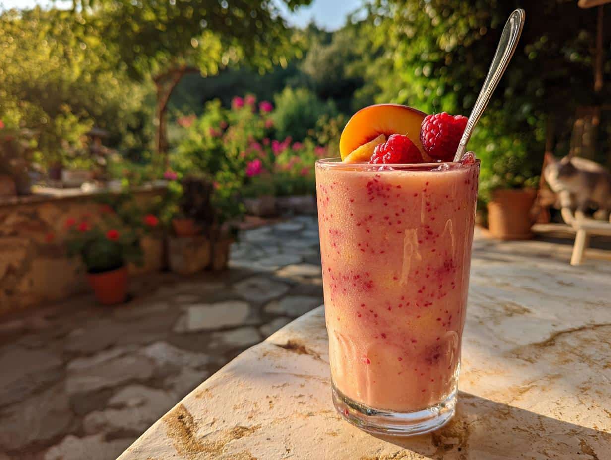 RASPBERRY PEACH SMOOTHIE - detail 3