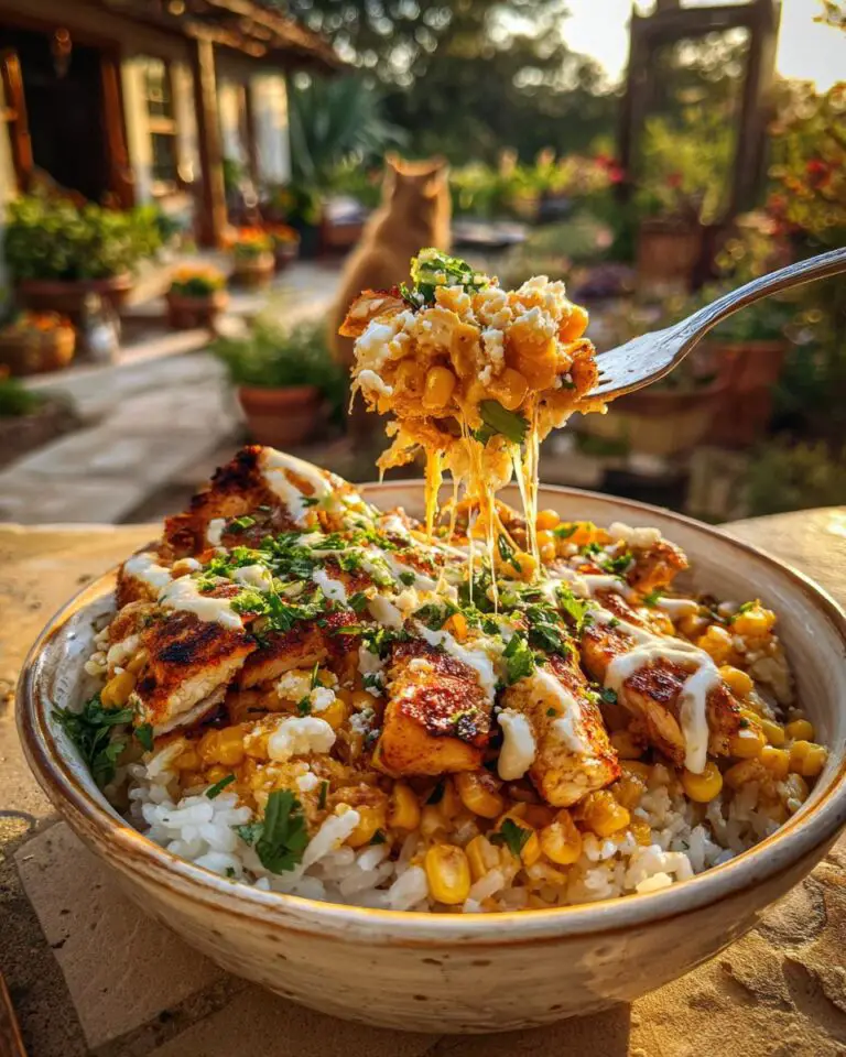 Street Corn Chicken Rice Bowl