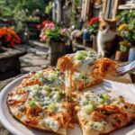 buffalo chicken flatbread
