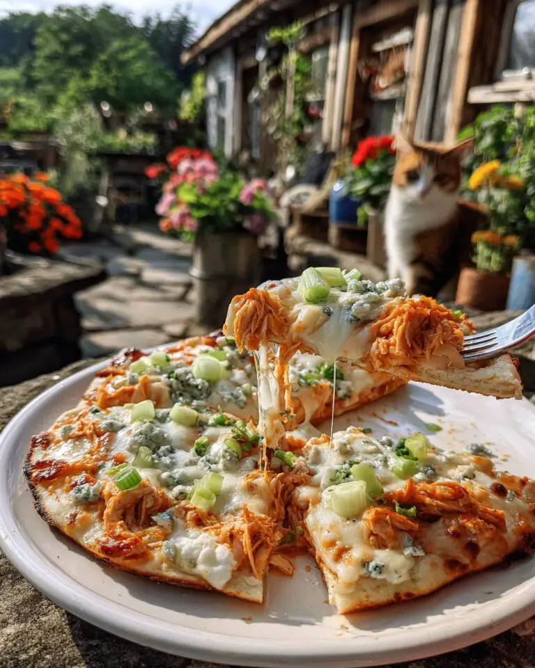 buffalo chicken flatbread
