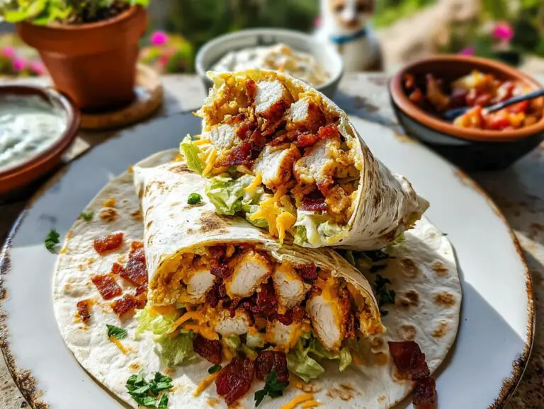 chicken bacon ranch wrap