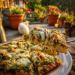 chicken pesto flatbread
