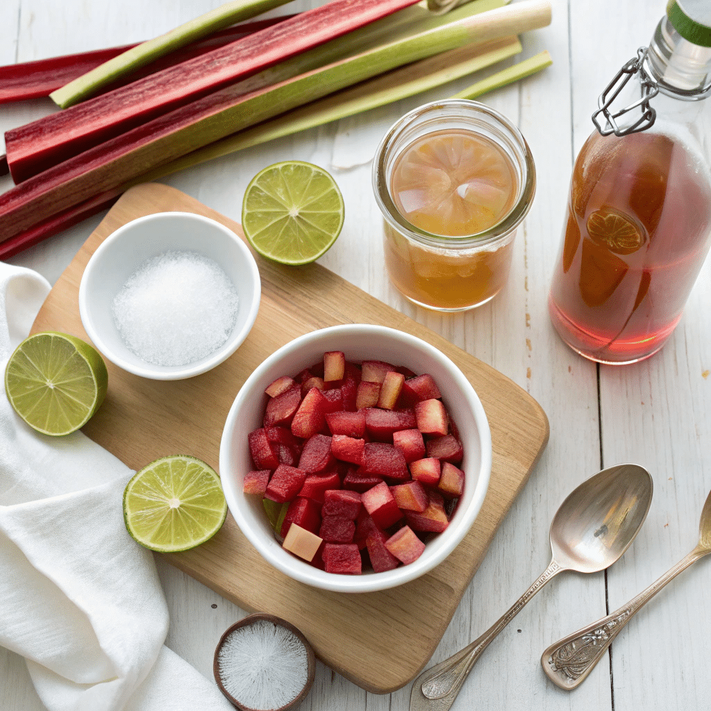 Rhubarb Moscow Mule 