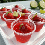 Strawberry Margarita Jello Shots