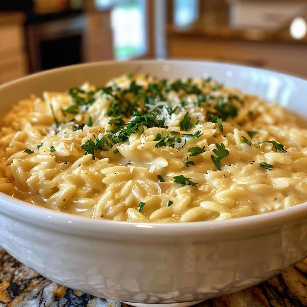 20-Minute Creamy Orzo Recipe: Pure Comfort in a Bowl