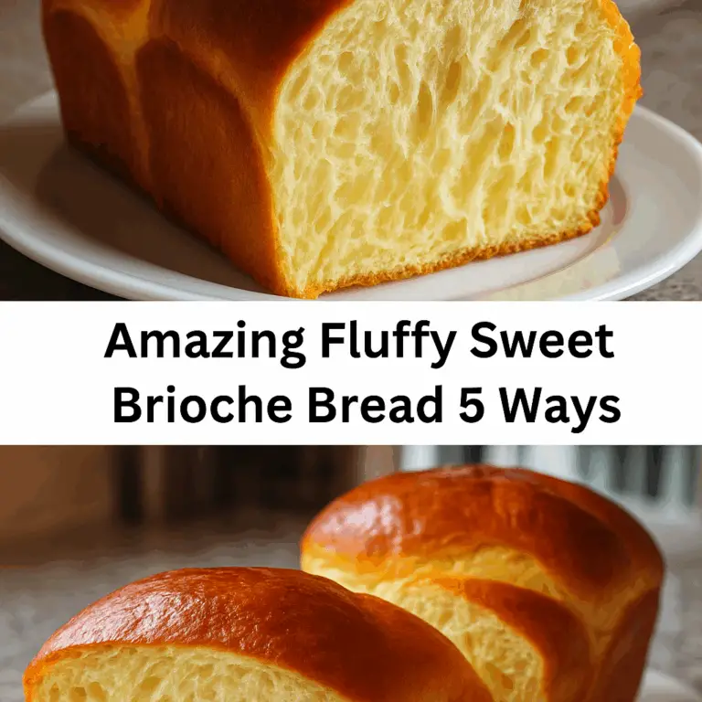 AMAZING FLUFFY SWEET BRIOCHE BREAD 5 WAYS
