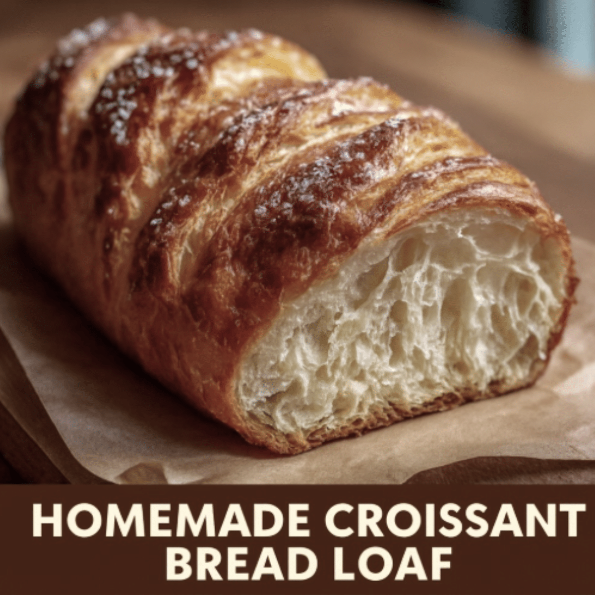 Croissant Bread Loaf Recipe - Soft, Flaky, and Perfectly Buttery