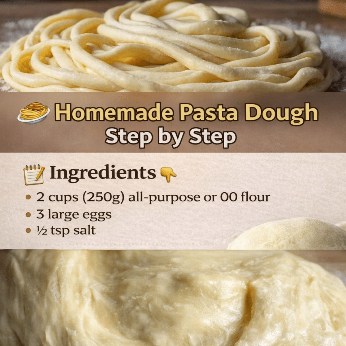 Picture of Homemade Pasta Dough (Classic Italian Style): Silky, Tender, and ...