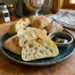Sourdough Ciabatta With a Light, Open Crumb.