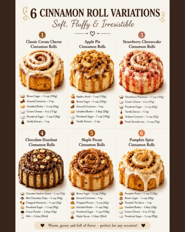 cinnamon roll variations